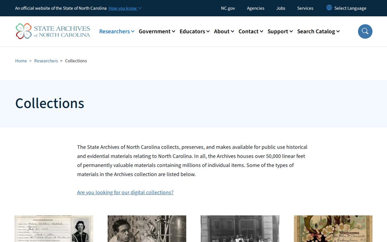 Durham public records research through State Archives collections
